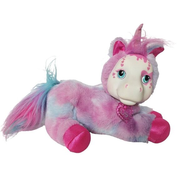 Unicorn Surprise Pastel Tie Dye Mother Plush 13 Inch - Picture 1 of 6